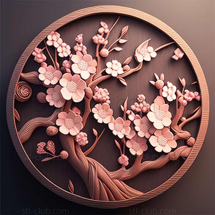 3D model sakura (STL)